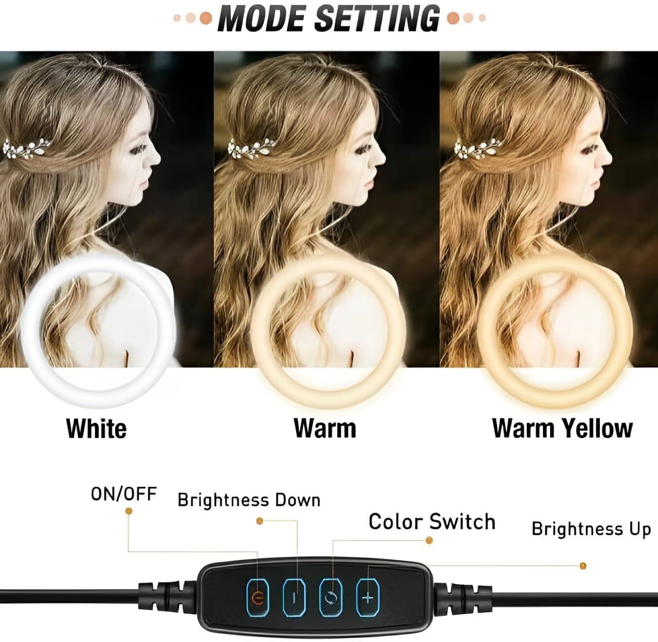 ProStream™ 26cm LED Ring Light – 7ft Tripod & Mobile Holder Set