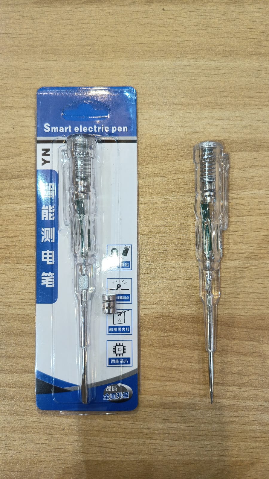 Intelligent LED Voltage Tester Pen (24V-250V) – Professional Electrician Screwdriver & Circuit Tester