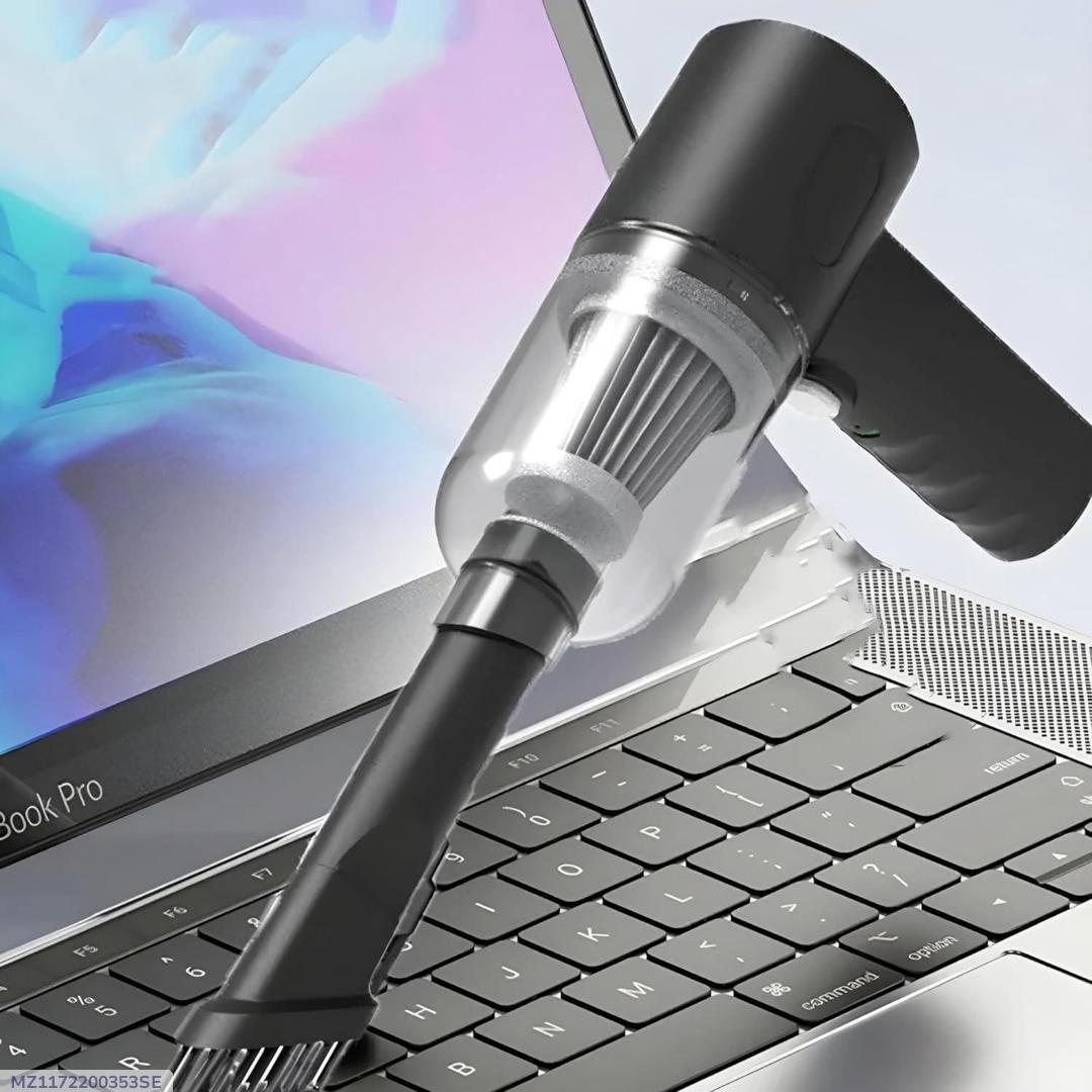 High-Power Portable Wireless Car Vacuum Cleaner with LED Light | M