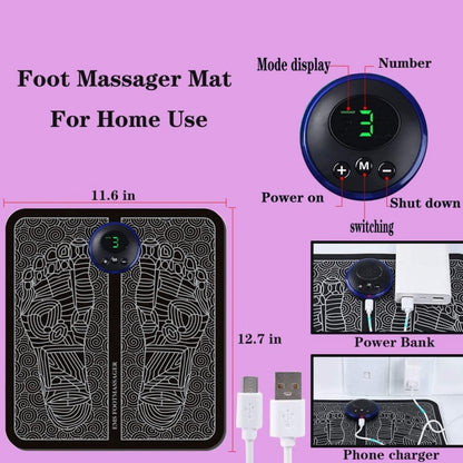 Smart EMS Foot Mat: Blood Circulation & Pain Relief