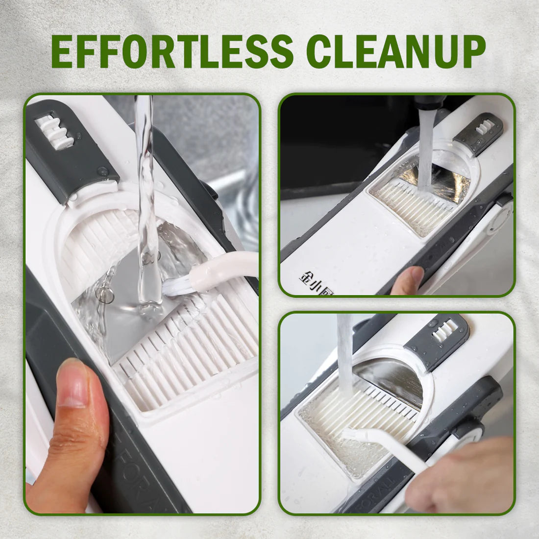 Safe-Cut Mandoline Slicer & Chopper