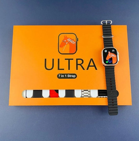 Ultra Smartwatch + AirPods Pro 2 Bundle – The Ultimate 7-in-1 Tech Set
