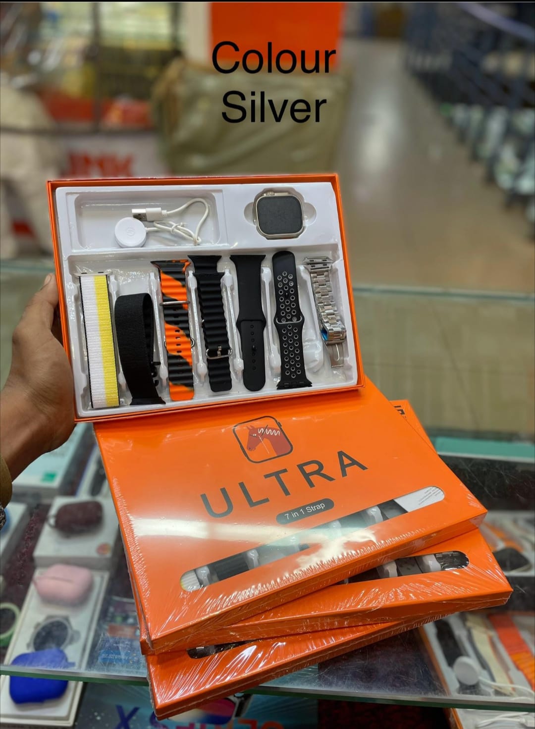 Ultra Smartwatch + AirPods Pro 2 Bundle – The Ultimate 7-in-1 Tech Set