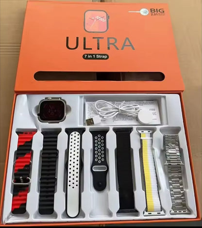 Ultra Smartwatch + AirPods Pro 2 Bundle – The Ultimate 7-in-1 Tech Set