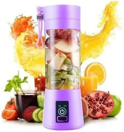 Ultra-Portable 380ml Cordless Blender – Pro-Series 6-Blade USB Juicer