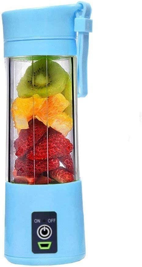 Ultra-Portable 380ml Cordless Blender – Pro-Series 6-Blade USB Juicer