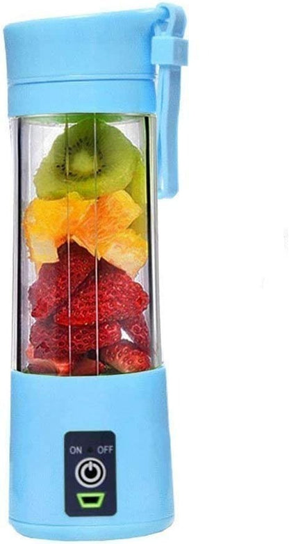Ultra-Portable 380ml Cordless Blender – Pro-Series 6-Blade USB Juicer
