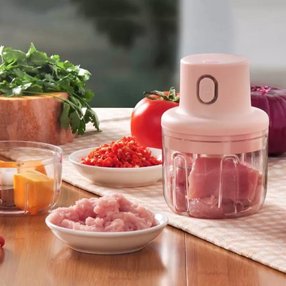 Smart Mini Electric Garlic Chopper – Intelligent Wireless Food Processor & Grinder