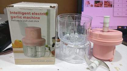 Smart Mini Electric Garlic Chopper – Intelligent Wireless Food Processor & Grinder