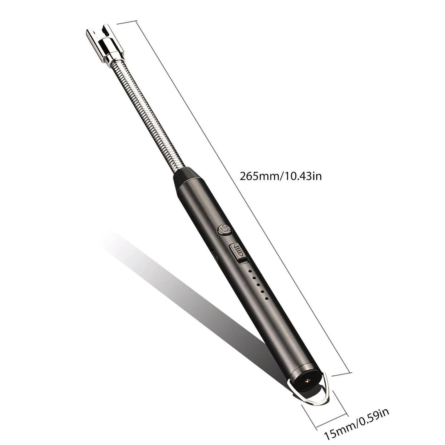 360° Flexible Arc Lighter – USB Rechargeable & Windproof