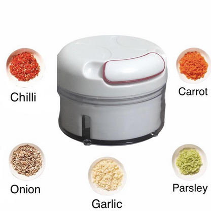 Mini Speedy Chopper – Manual Hand-Pull Food Processor & Vegetable Slicer
