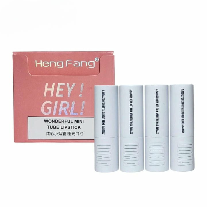 HengFang HeyGirl Mini Velvet Matte Lipstick Set