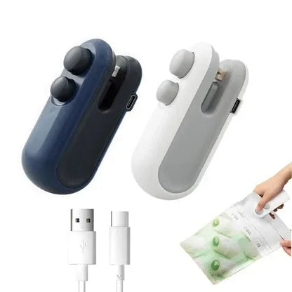 Portable Mini Heat Sealer – Handheld Rechargeable Sealing Machine for Plastic Bags