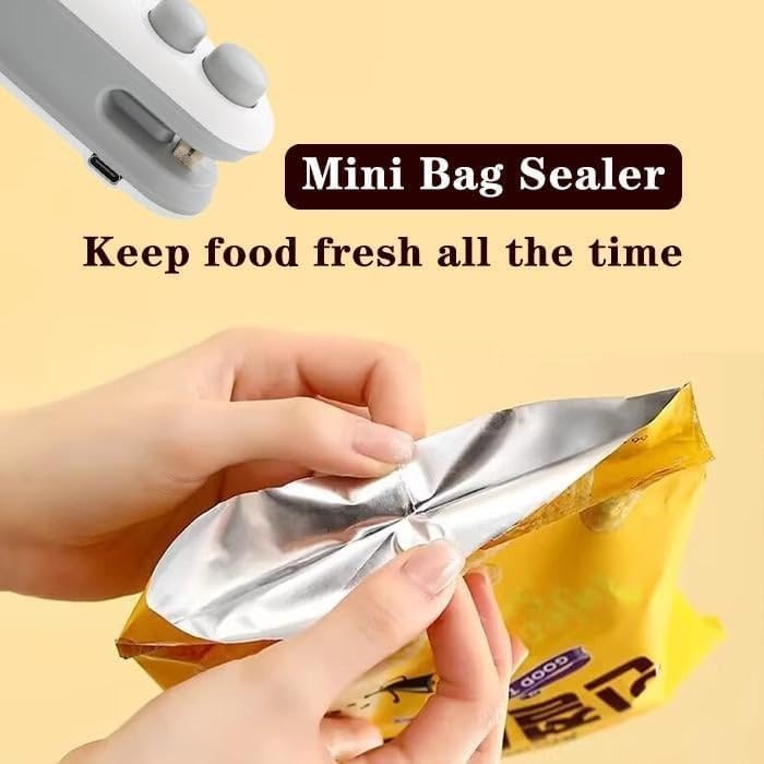 Portable Mini Heat Sealer – Handheld Rechargeable Sealing Machine for Plastic Bags
