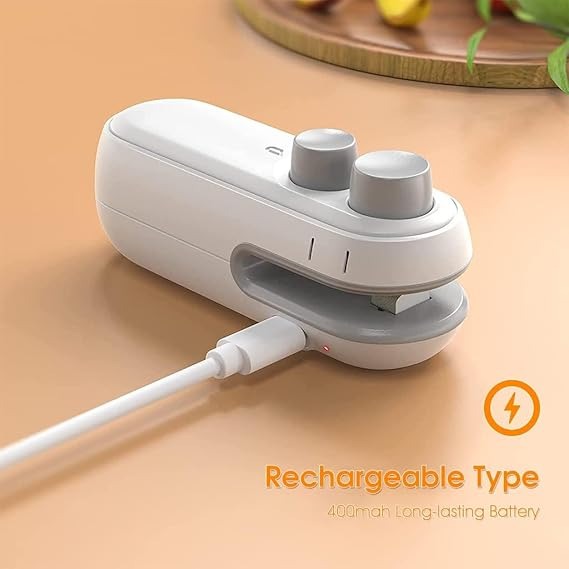 Portable Mini Heat Sealer – Handheld Rechargeable Sealing Machine for Plastic Bags