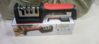 3-in-1 Diamond Coated Knife Sharpener Set with Ceramic Peeler