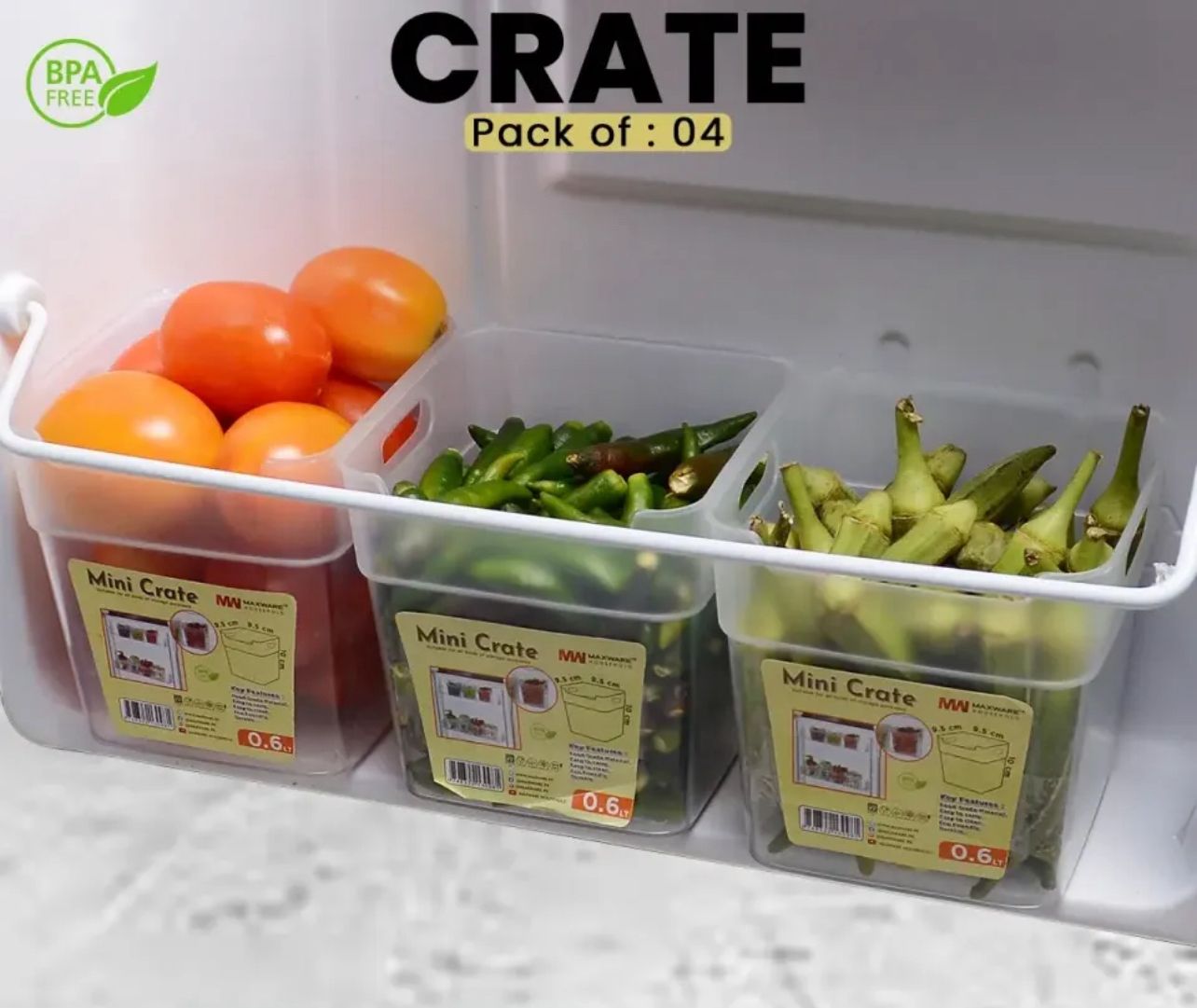 Save Fridge Space! (4-Pack Mini Boxes) ✨
