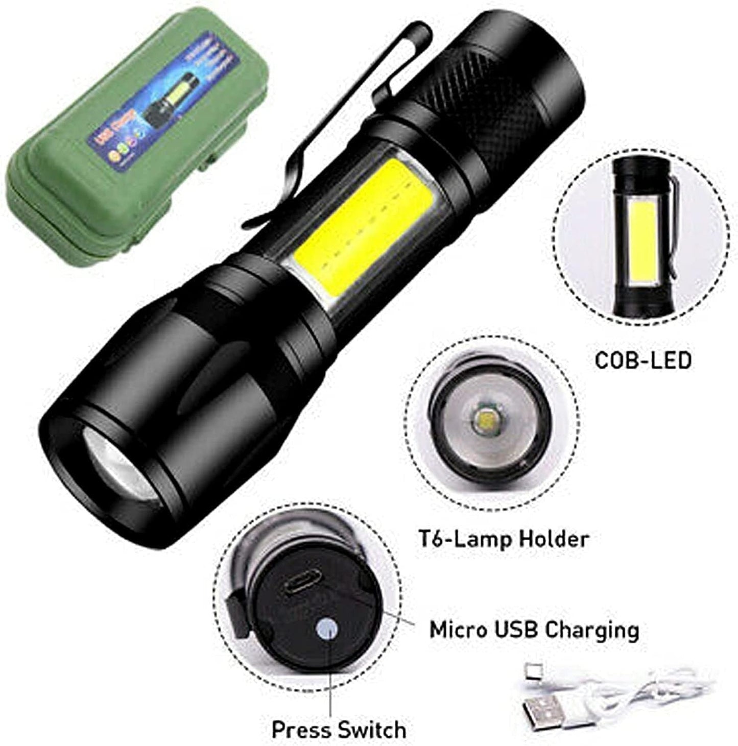 Ultra-Bright Metal COB Work Light