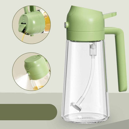 2-in-1 Premium Oil Spray & Pour Bottle