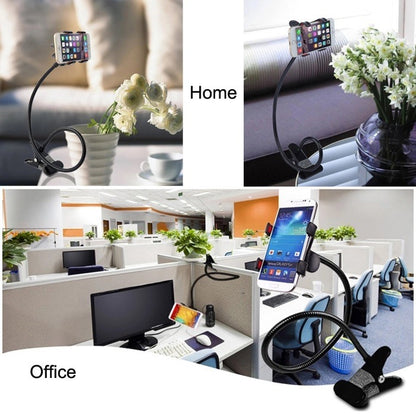 360° Rotating Lazy Phone Stand – Universal Bedside Snake Holder