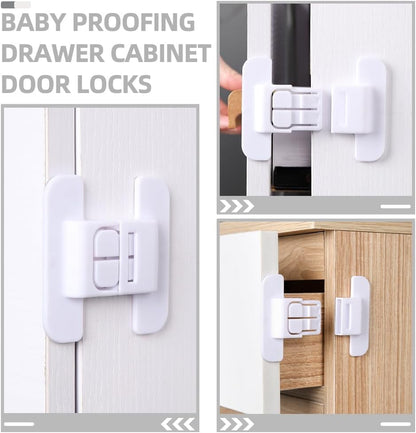 Adjustable Multi-Purpose Baby Safety Locks - 2 Pack