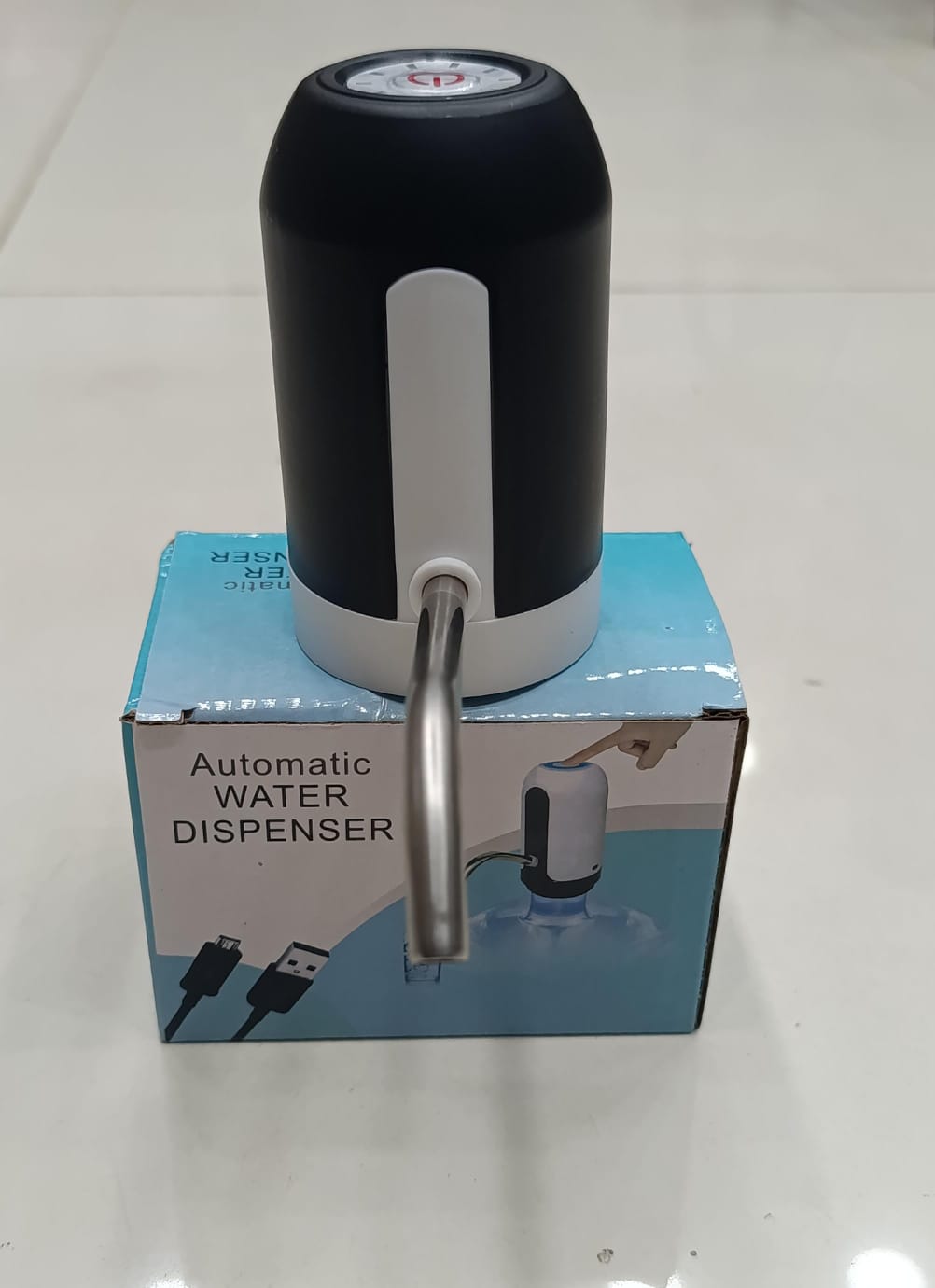 Automatic USB Rechargeable Water Pump – Electric One-Touch Bottle Dispenser