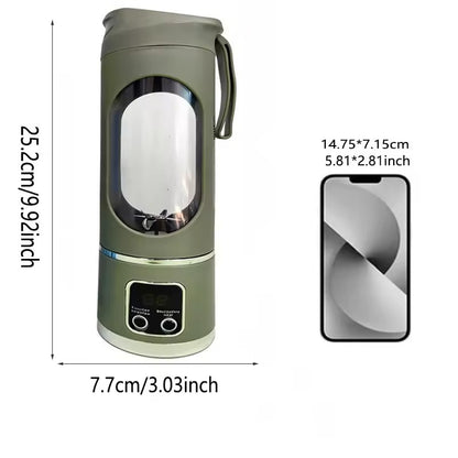 Portable USB Rechargeable Blender – Wireless Mini Smoothie Maker
