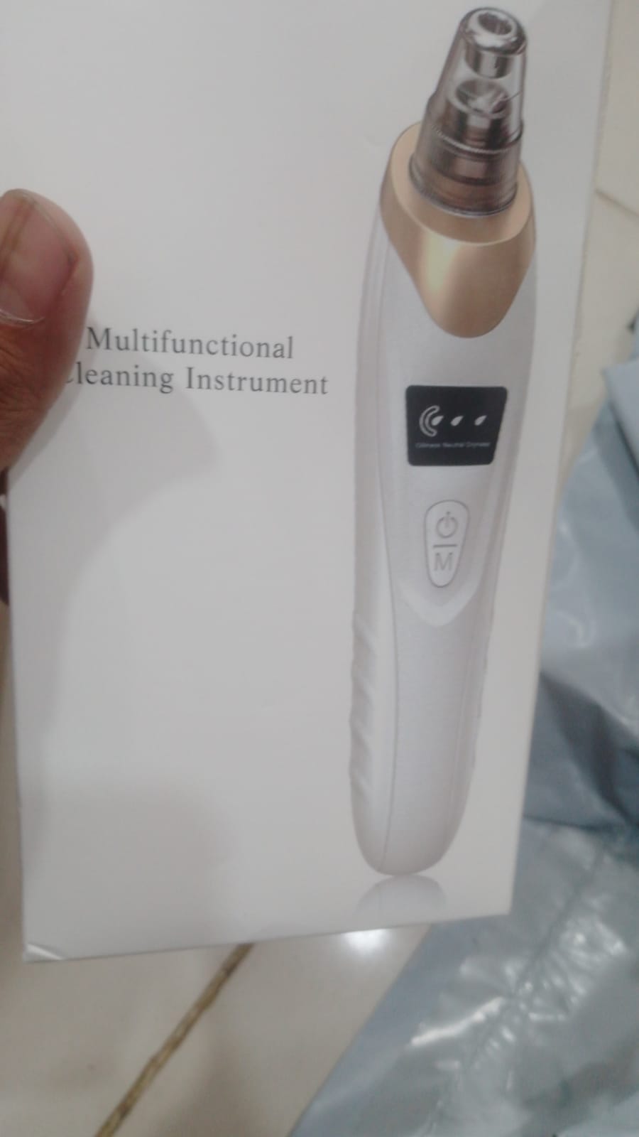 Professional Electric Blackhead Remover – 5-in-1 Vacuum Acne & Pore Cleaner