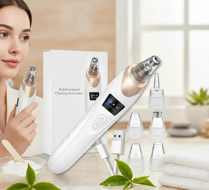 Professional Electric Blackhead Remover – 5-in-1 Vacuum Acne & Pore Cleaner