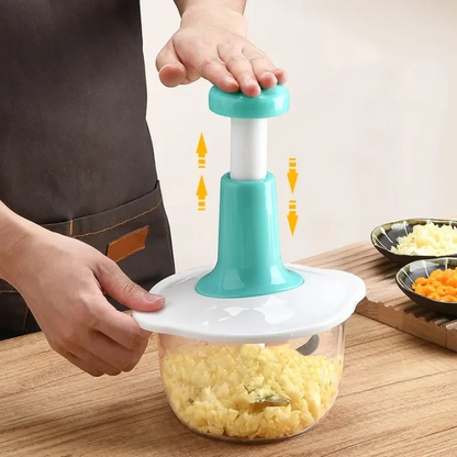 1.5L Manual Push Chopper – Multipurpose Food Processor