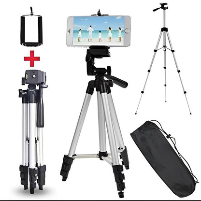 3.5ft Adjustable Tripod Stand for Mobile & Camera with Bag | M