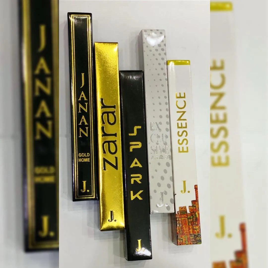 J. Pen 5Pcs Unisex Long Lasting Pocket Perfume Set - Black | M