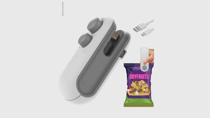 Portable Mini Heat Sealer – Handheld Rechargeable Sealing Machine for Plastic Bags